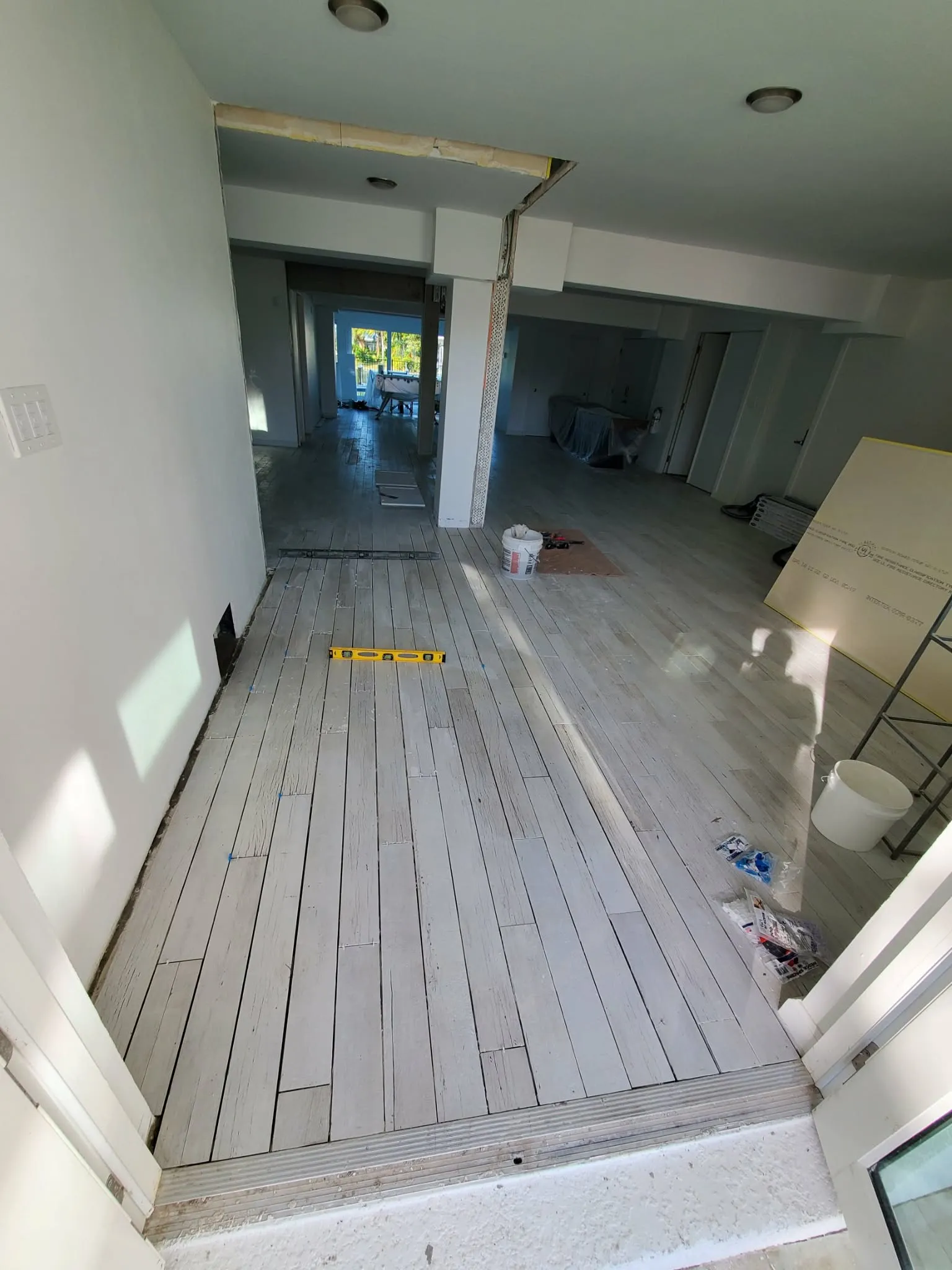 Flooring installation work by A.A.Renoflo