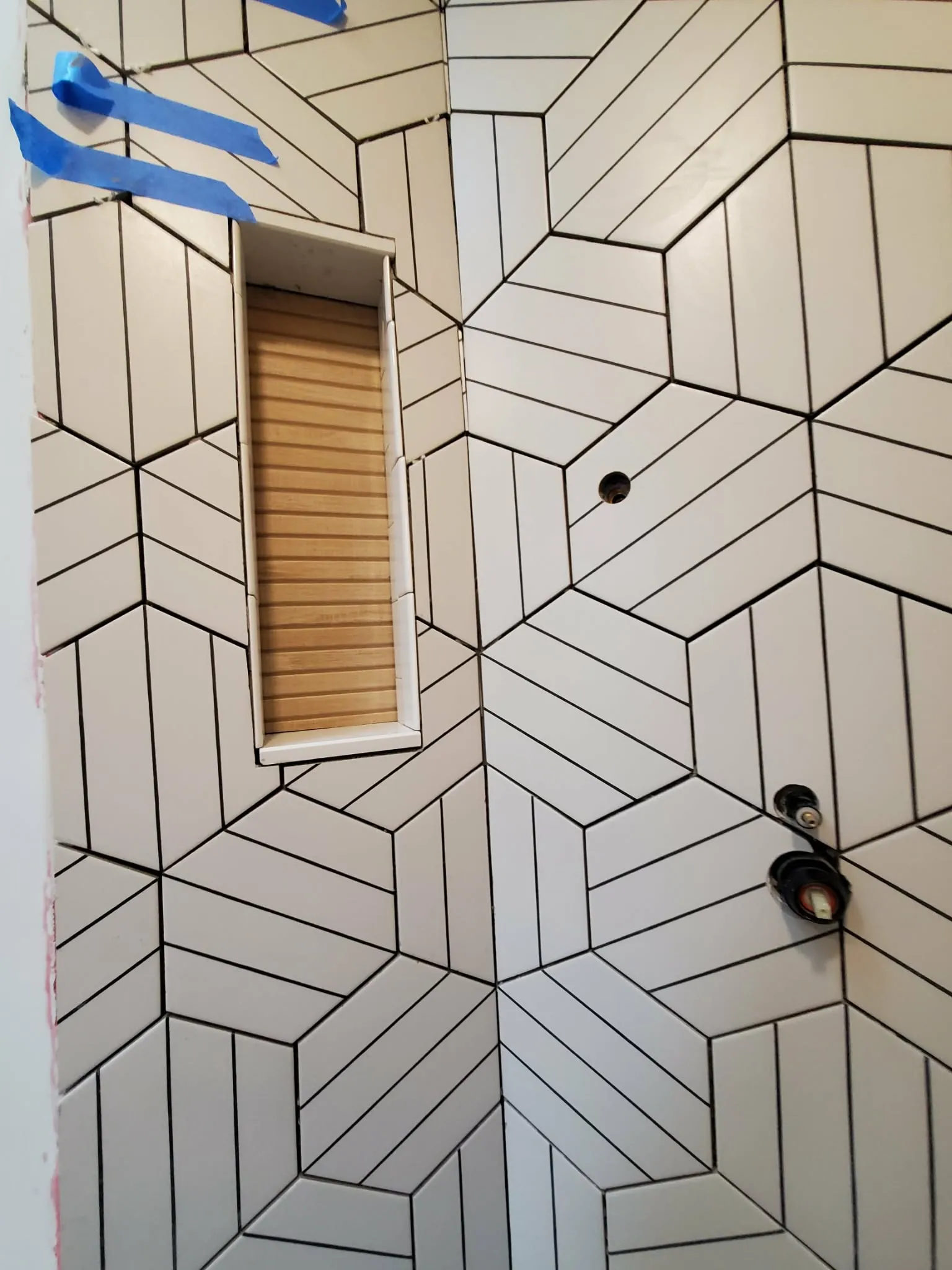 Tile installation work by A.A.Renoflo
